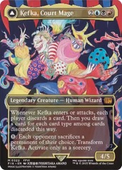 Kefka, Court Mage // Kefka, Ruler of Ruin (0322) - Foil - Borderless